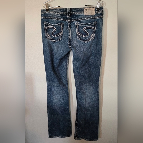 Silver Bootcut Jeans Size 29/33 - Picture 2 of 6